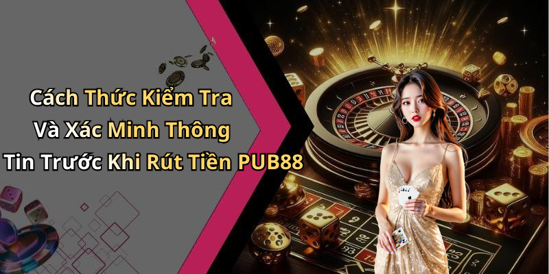 Cách Thức Kiểm Tra Và Xác Minh Thông Tin Trước Khi Rút Tiền PUB88